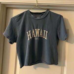 Brandy Melville Hawaii Cropped Tee
